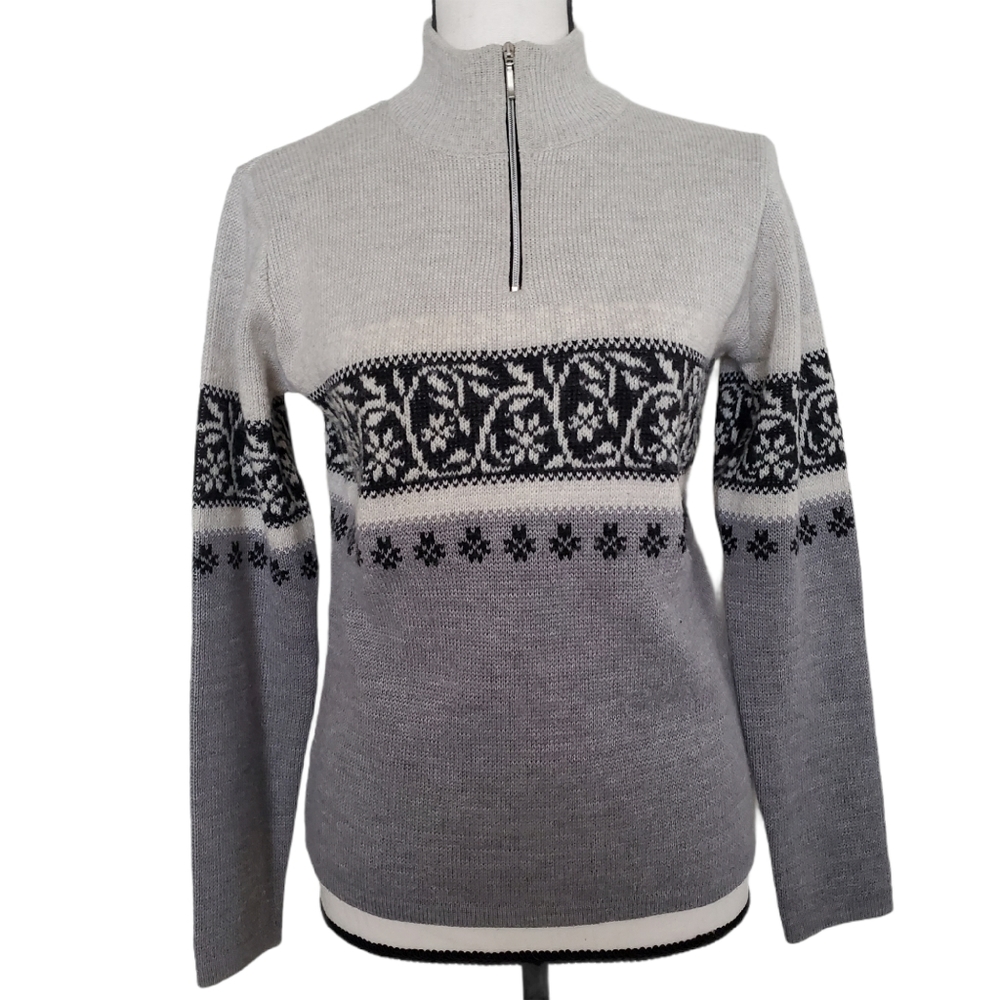 Metropolis wool blend Fair Isle sweater